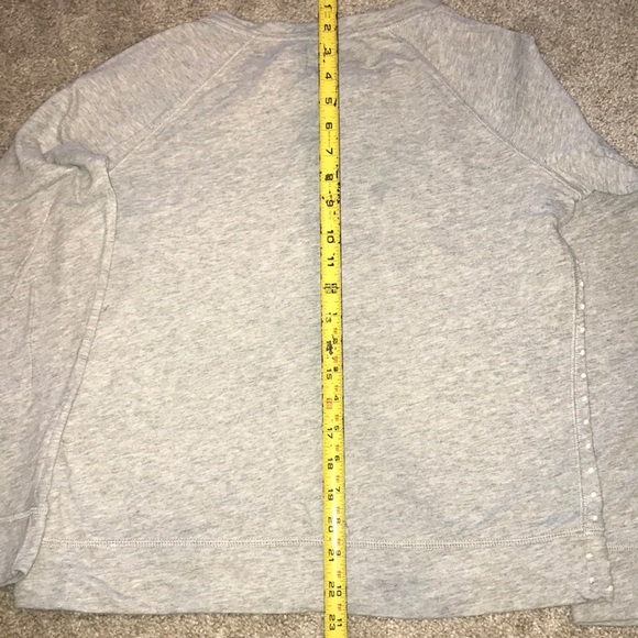 Gray Sweatshirt with White Dots and Jewels at neck - Picture 5 of 9